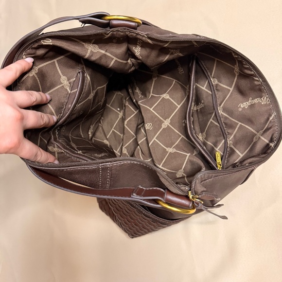 Wrangler Brown Oversized Shoulder Bag - Picture 5 of 9